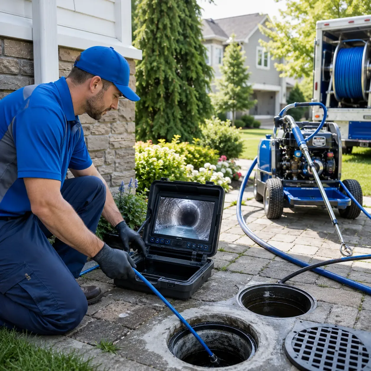 Outdoor drain cleaning professionals serving Elma, IA
